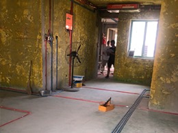 中南世纪城现代风格施工现场实拍