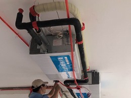 时代悦城现代风格施工现场实拍
